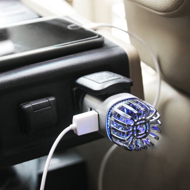 Dual USB Car Air Purifier Ionizer 