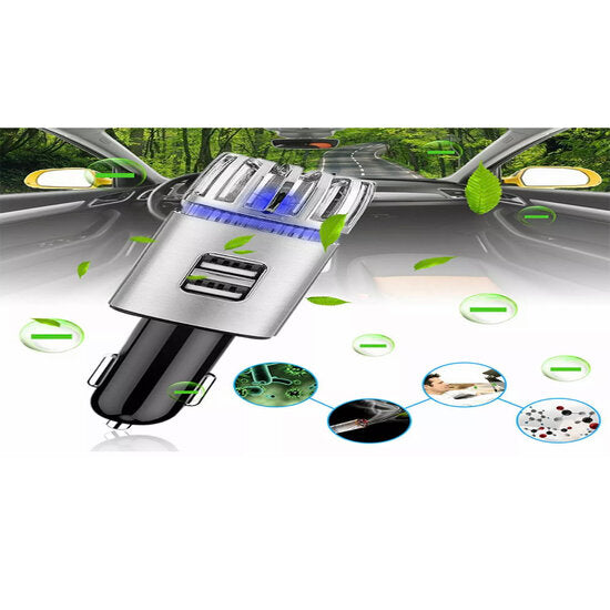 best car air purifier with 12 V Plug in Ionic Car Deodorizer filter